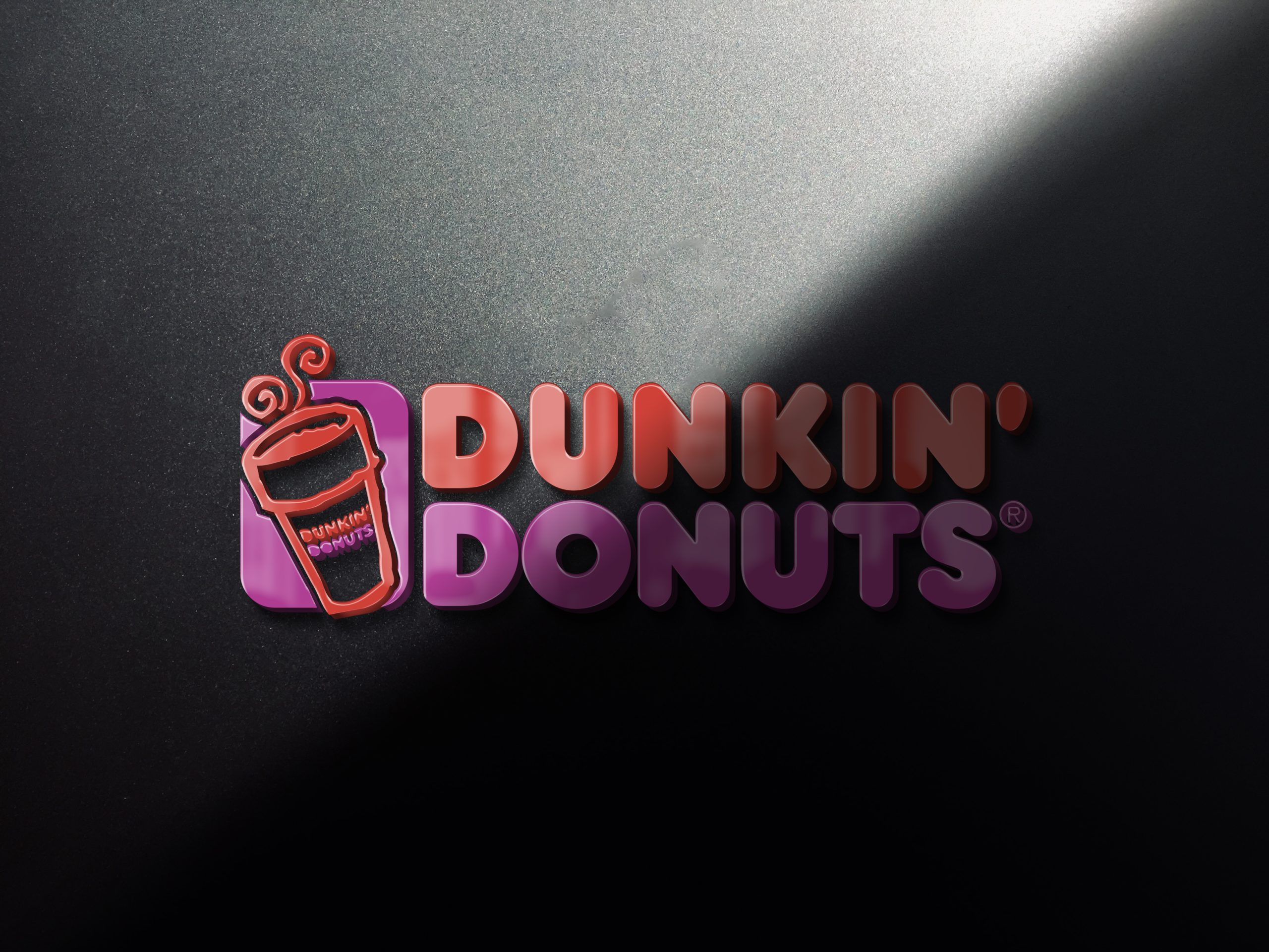 3D Dark Logo Mockup
