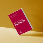 3D Tilted Book Cover Mockup