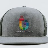 Cap Front View Mockup