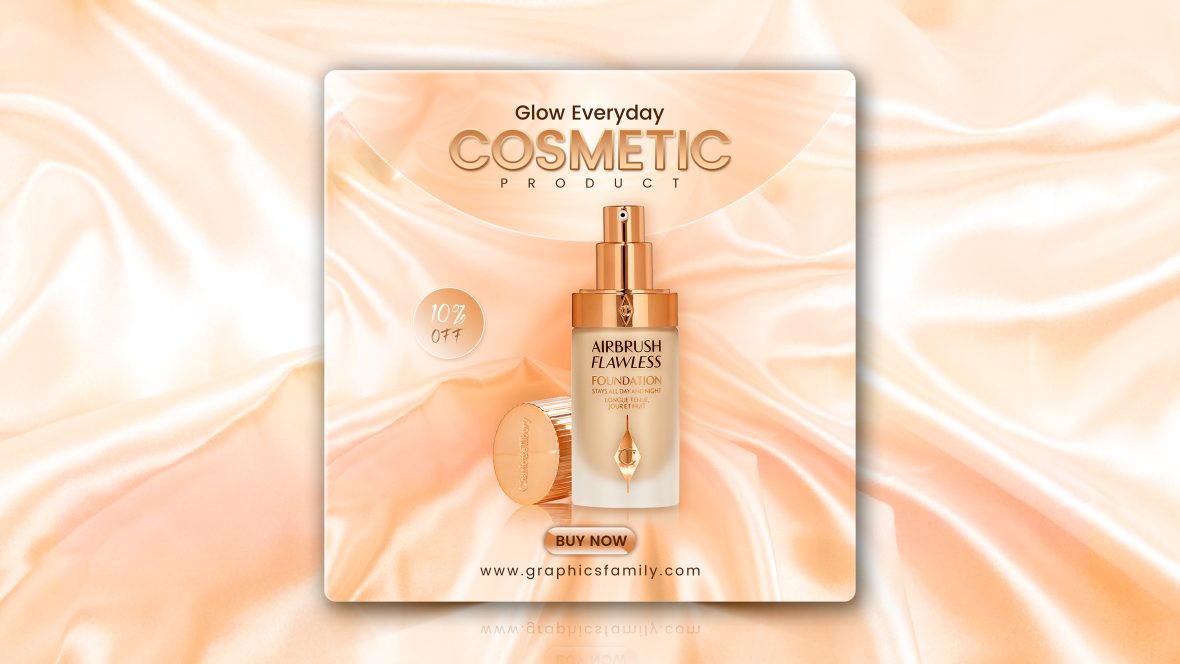 Cosmetic Product Instagram Post Design