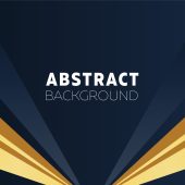 Dark Blue and Golden Banner Background Design