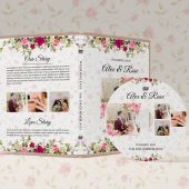 Floral Wedding DVD Cover Design