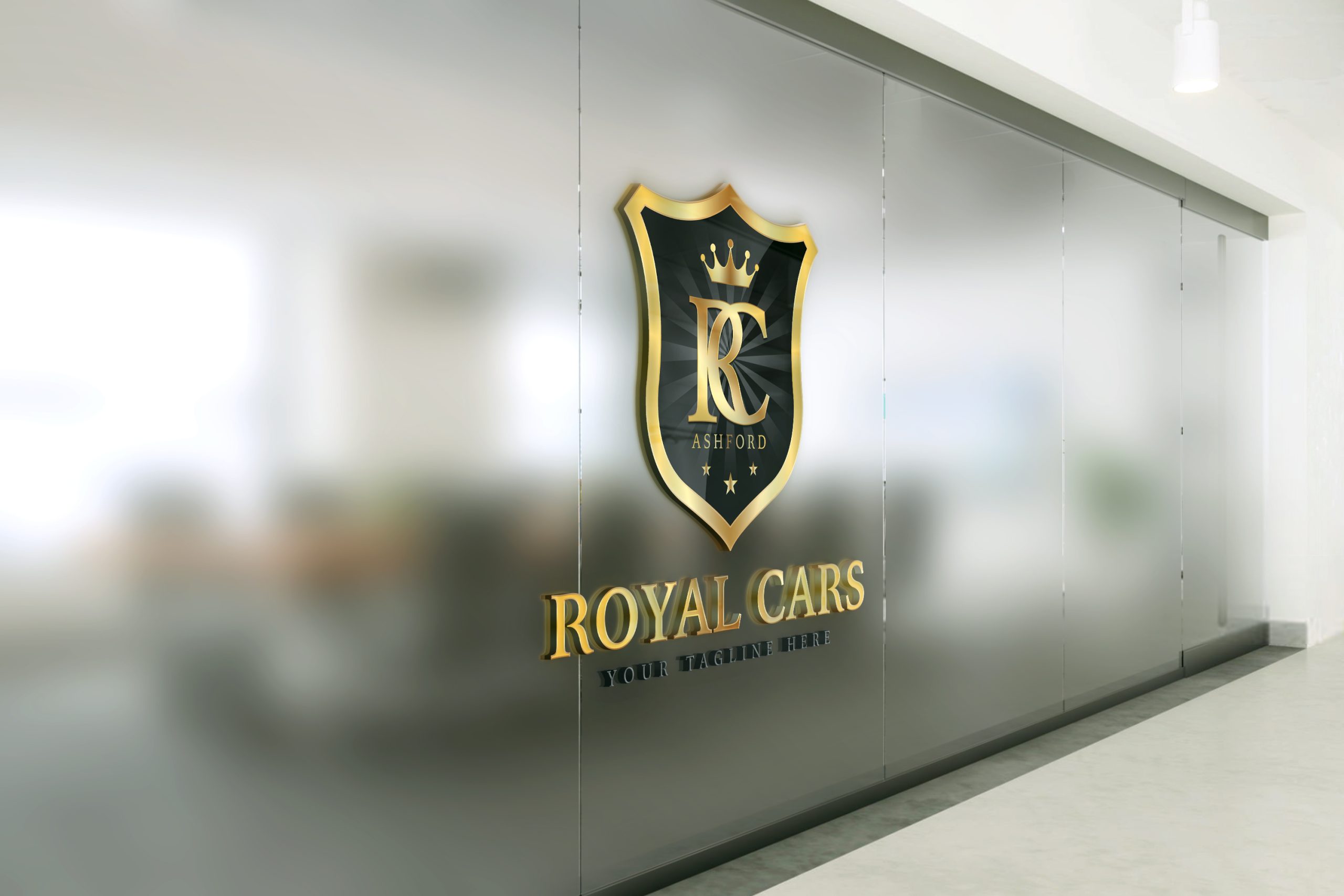 Royal Cars Logo Design Free Download