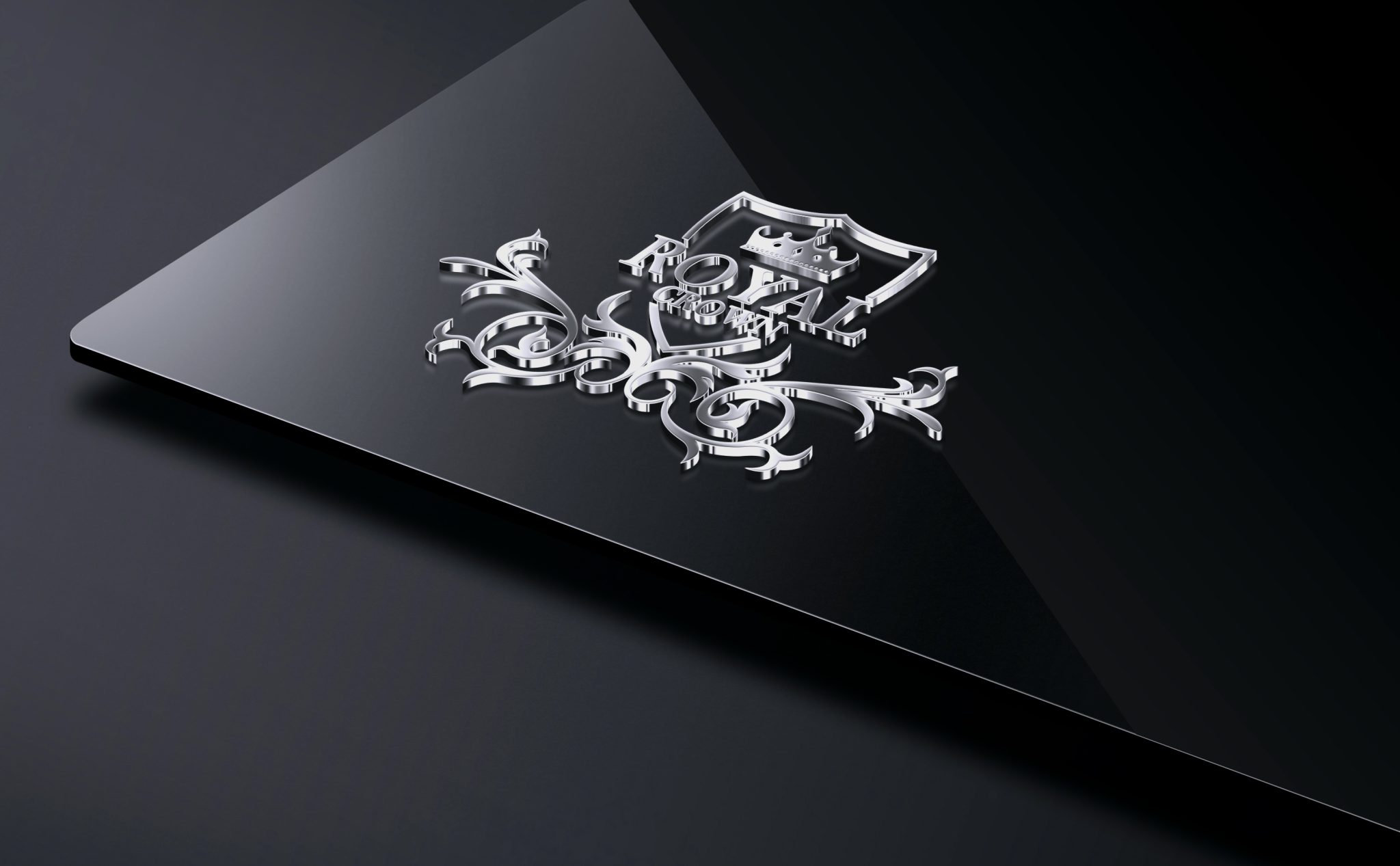 Royal Logo Concept Design With Crown Shape – GraphicsFamily