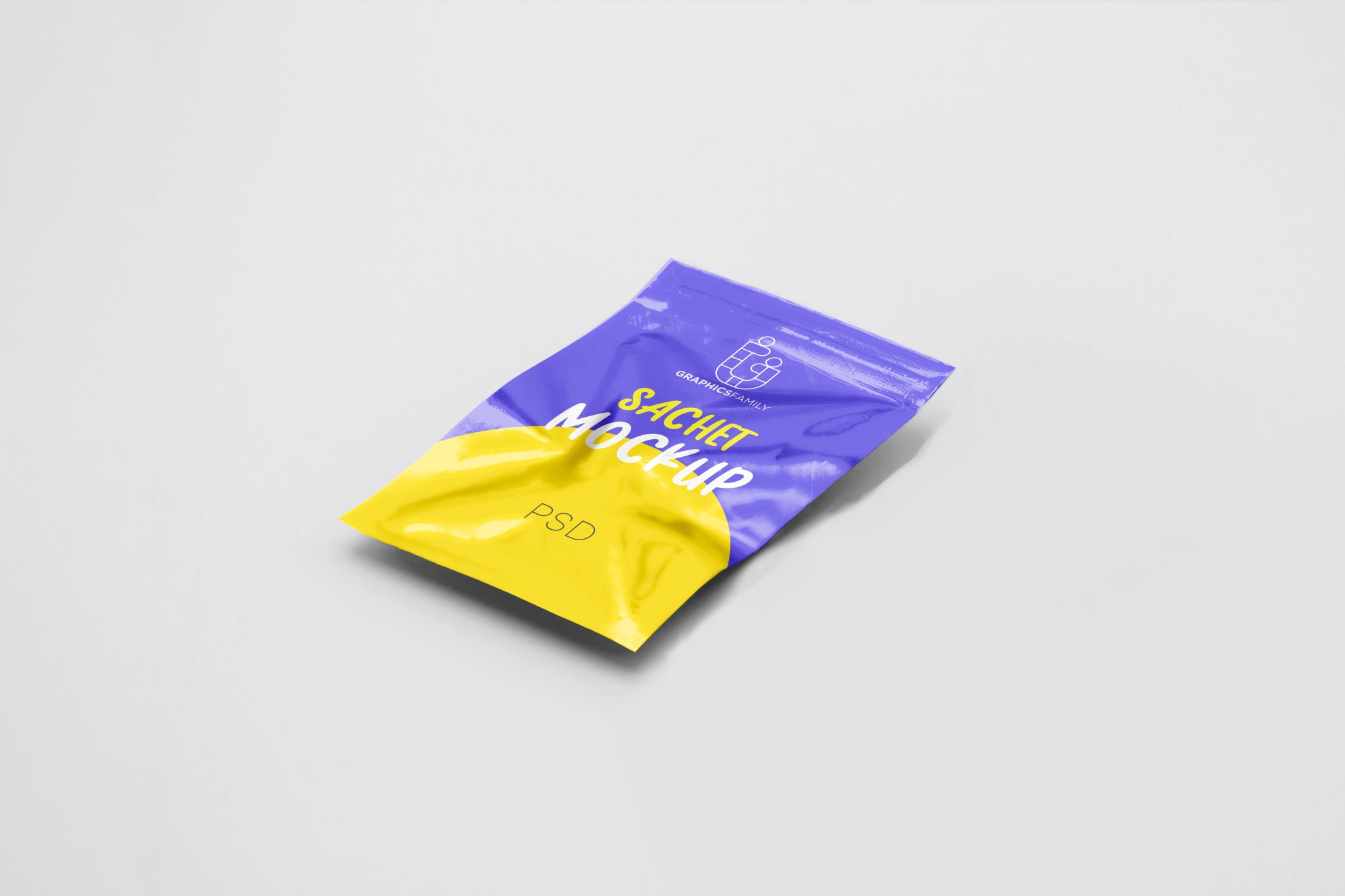 Free Sachet Design Mockup GraphicsFamily