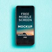 Free iPhone screen design Mockup