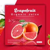 Grapefruit Instagram Post Design