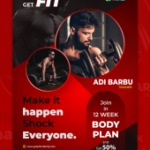 Gym & Fitness Flyer Design