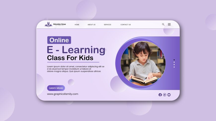 Landing Page Design E-Learning