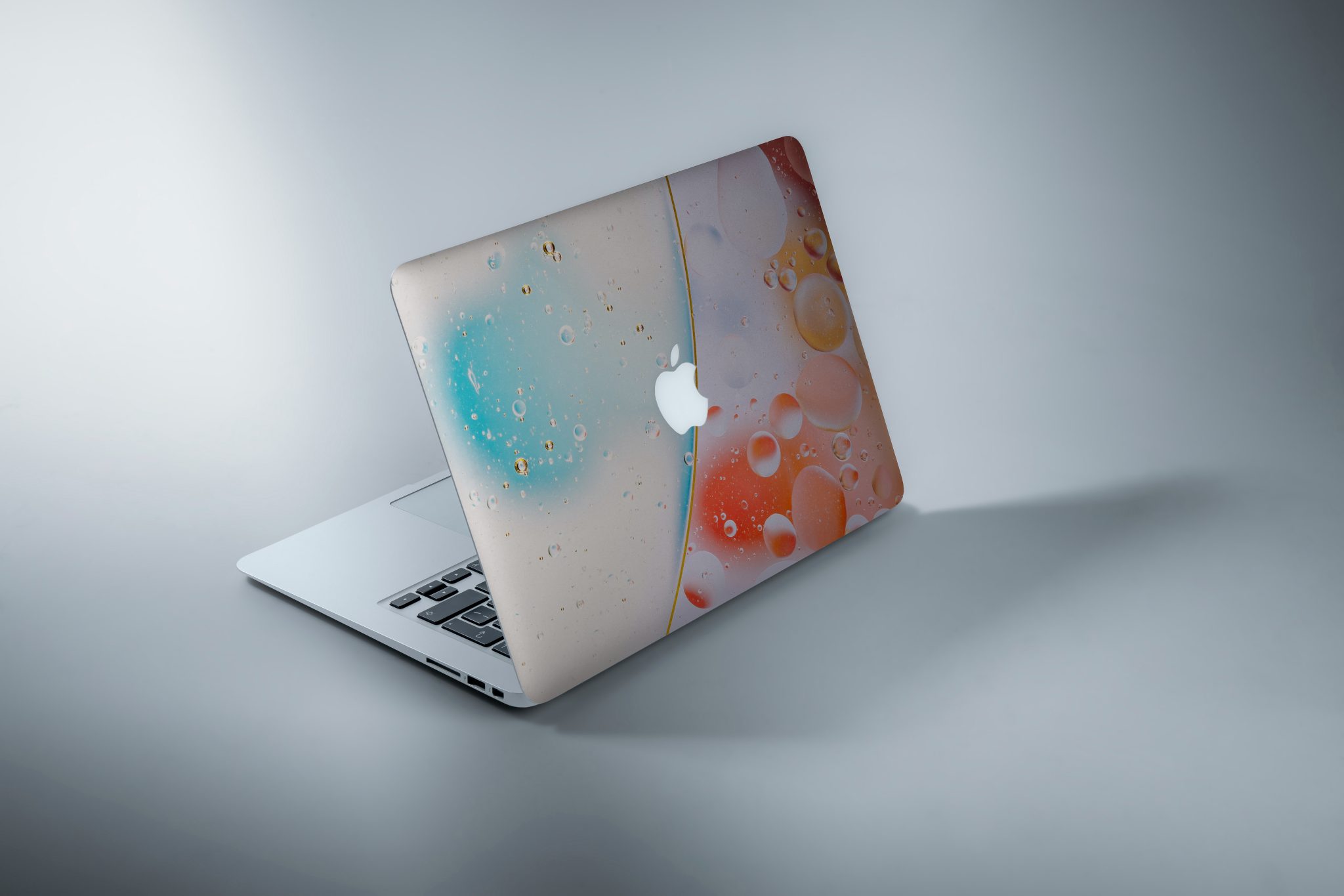Laptop Skin Mockup GraphicsFamily