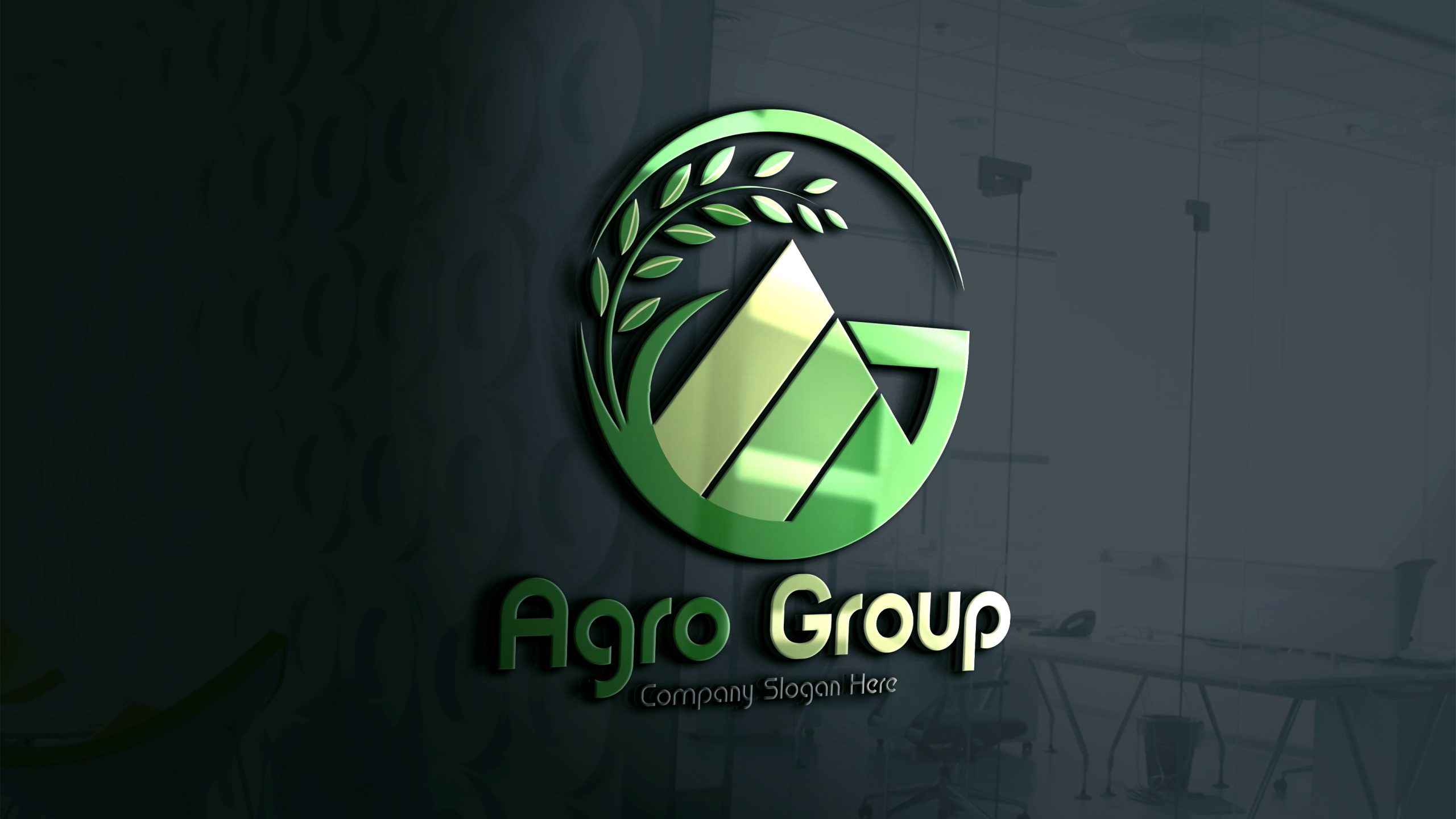 Logo Design Tutorial - How to Make Agro Group Logo In Adobe Photoshop