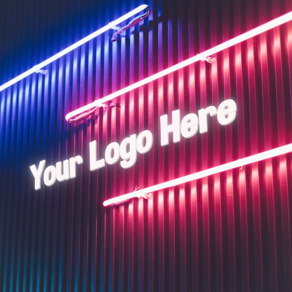 Neon Lights Logo Mockup – GraphicsFamily