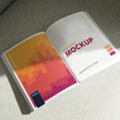 Open Magazine Mockup