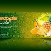 Professional Fruit Juice Banner Design