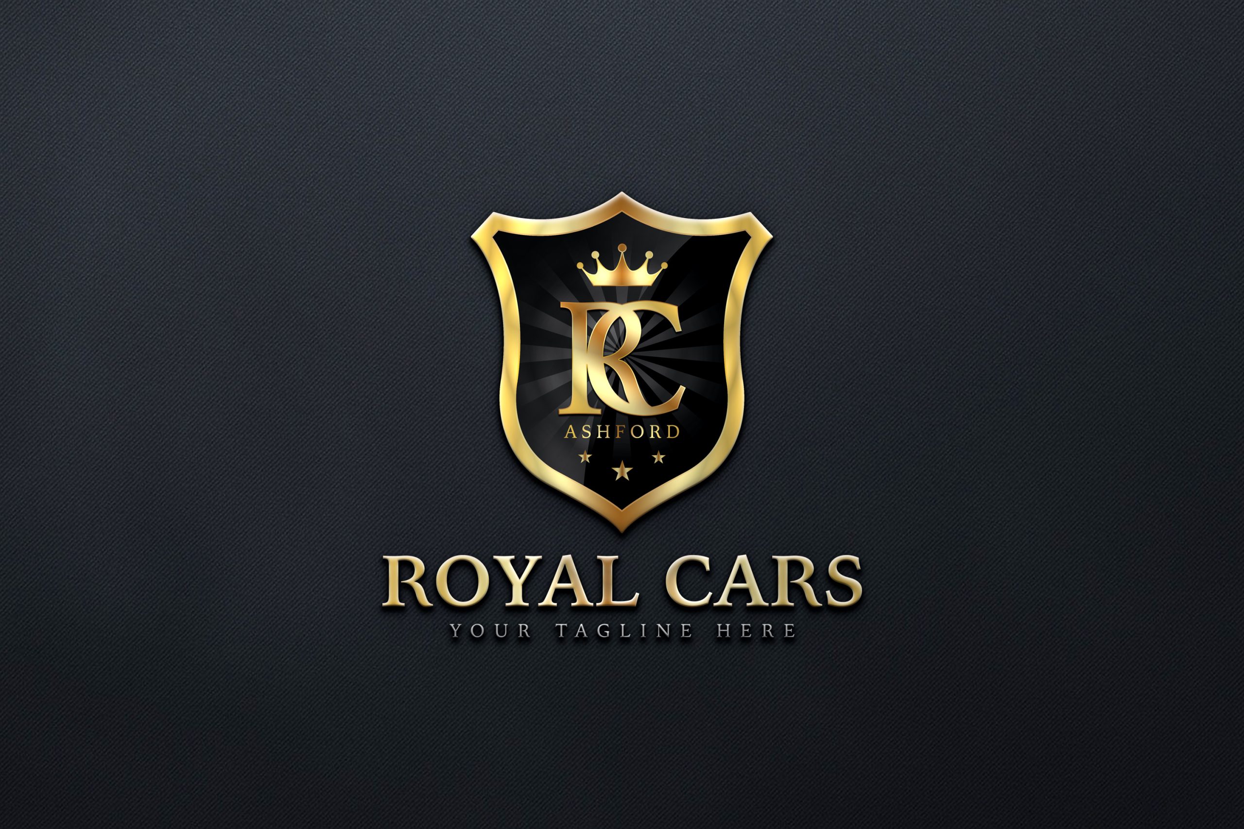 Royal Cars Logo Design Free Download