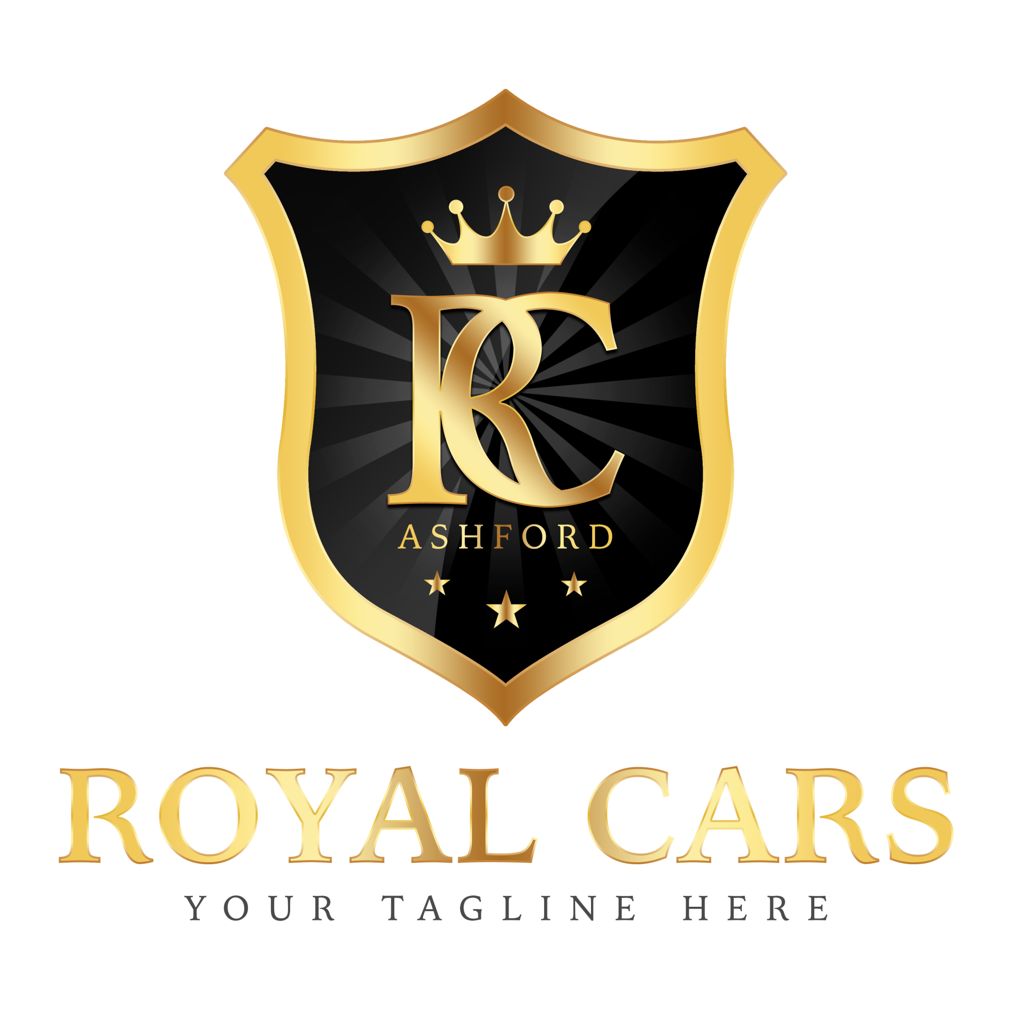 Royal Cars Logo Design   GraphicsFamily