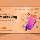 Social Media Marketing Landing Page Design