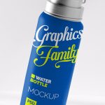 Thermal Water Bottle Design Mockup