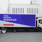 Truck Branding Mockup