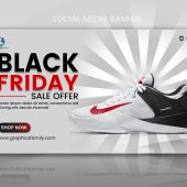 Black Friday Sale Ecommerce Website Banner Design