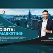 Free Creative Digital Marketing Social Media Banner Design Template