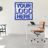 Minimal Office Space Logo Mockup