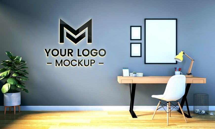 Office Logo Mockup Download