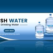 Water Web Banner Design Template