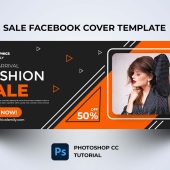 Editable Product Sale Facebook Cover