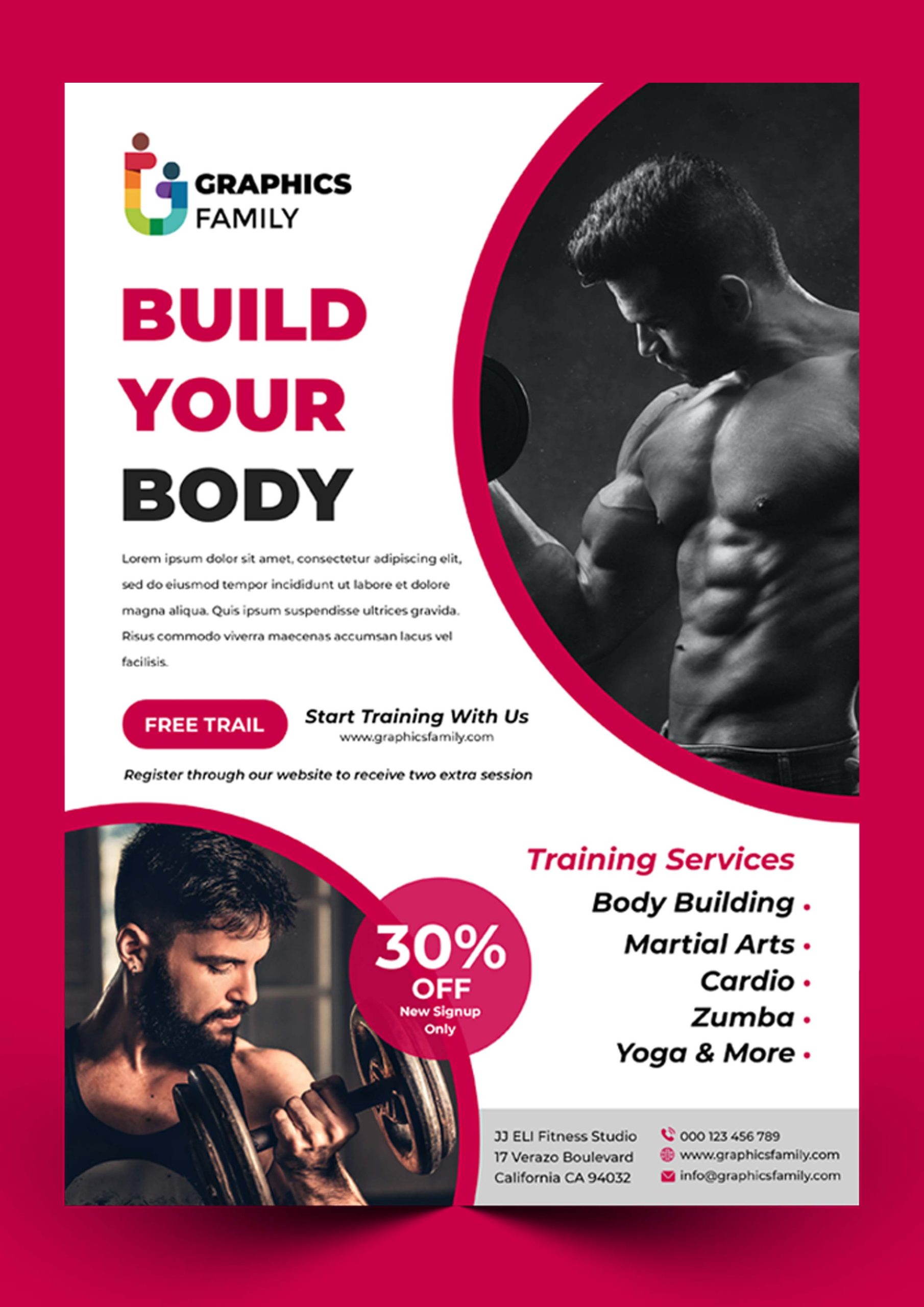 Free Personal Trainer Flyer templates