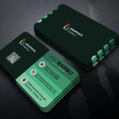 Free Green Business Card Design Template