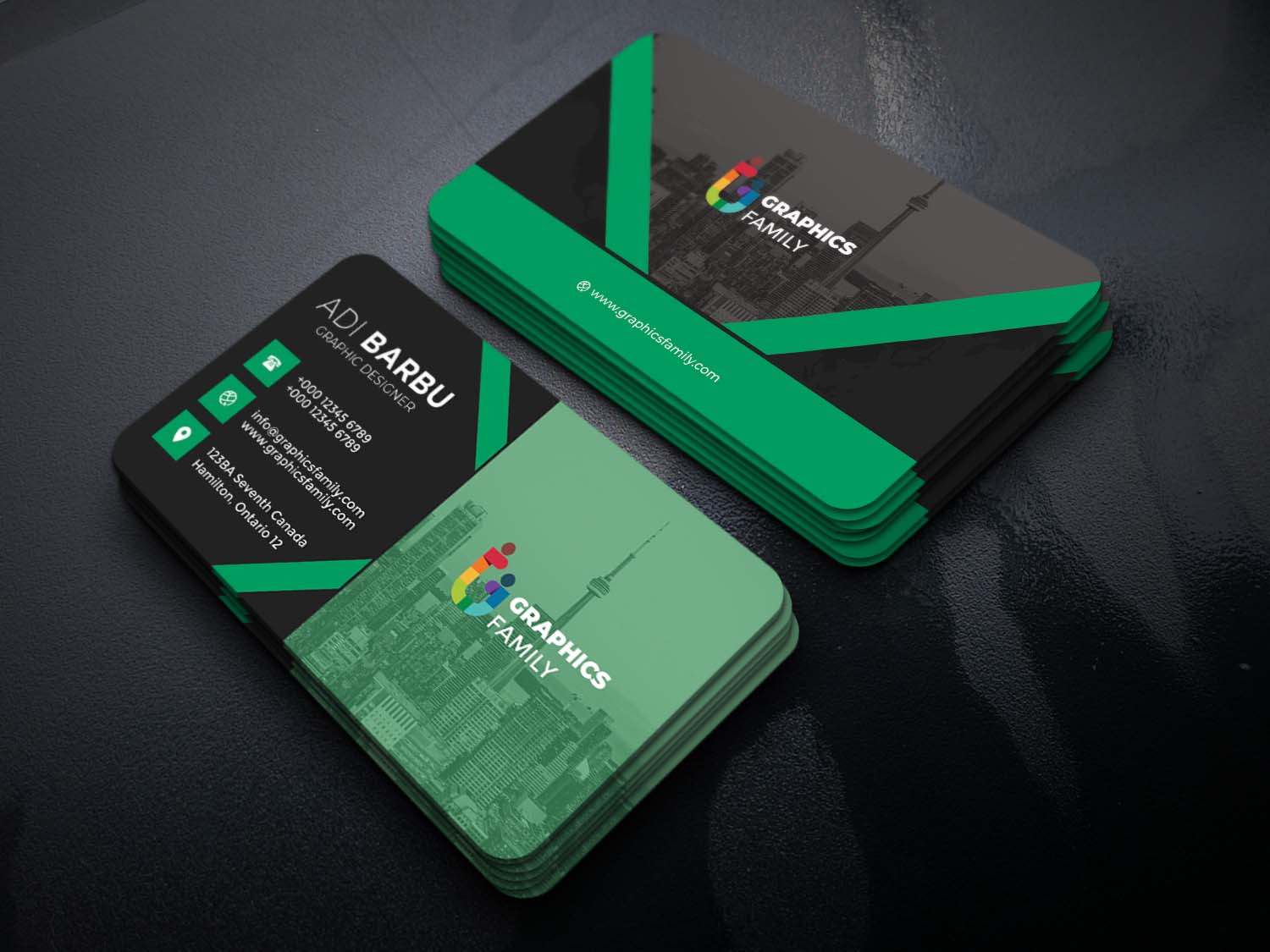 Pop Out Business Card