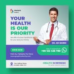 Medical social media post design