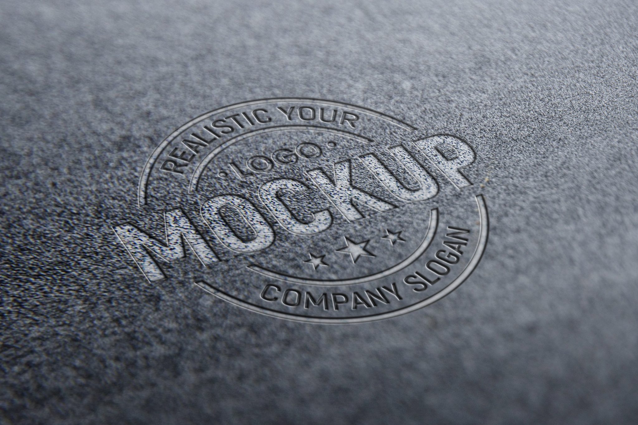 Sandpaper 3D Logo Mockup – GraphicsFamily