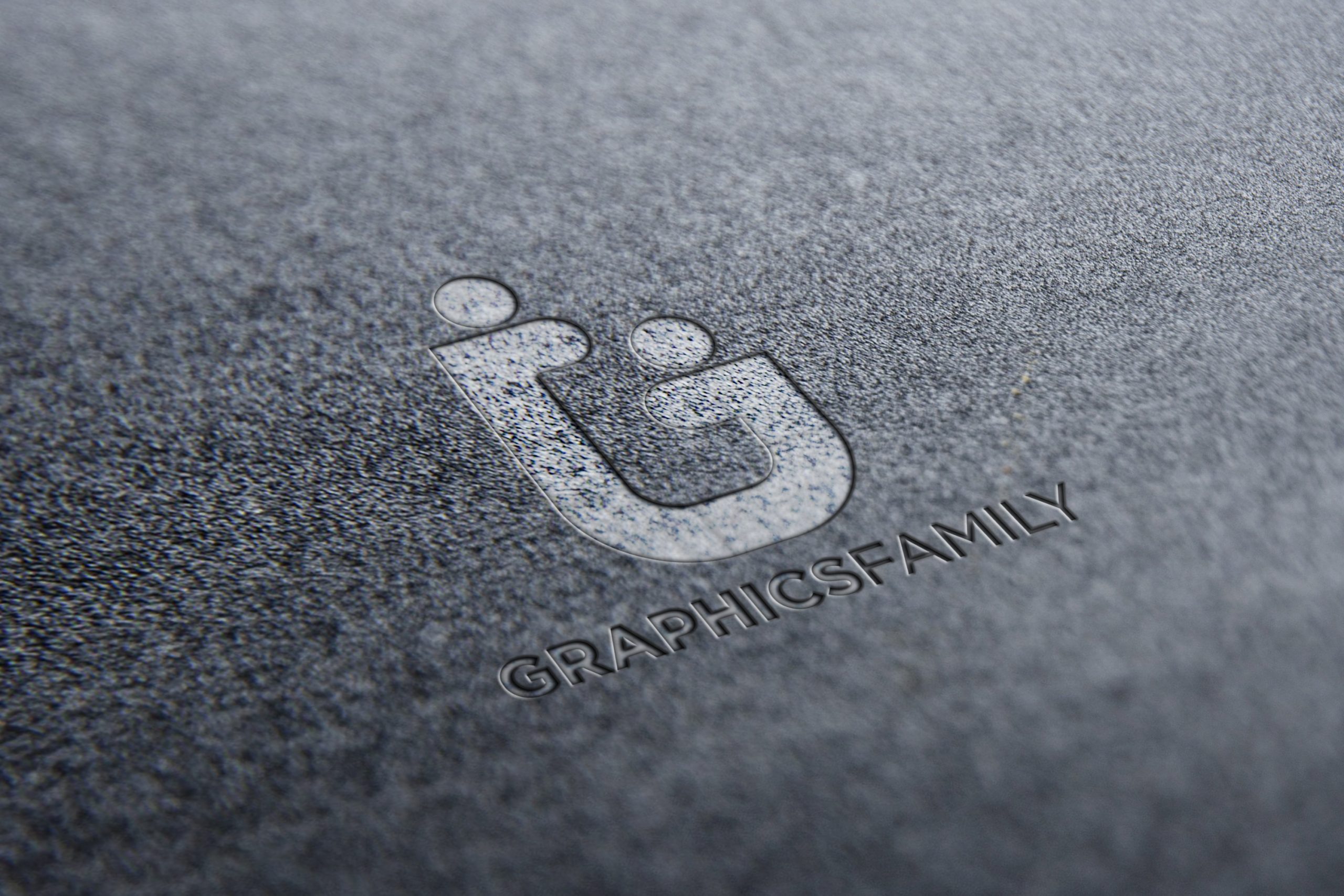 Sandpaper 3D logo mockup
