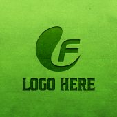 Simple Green Logo Mockup