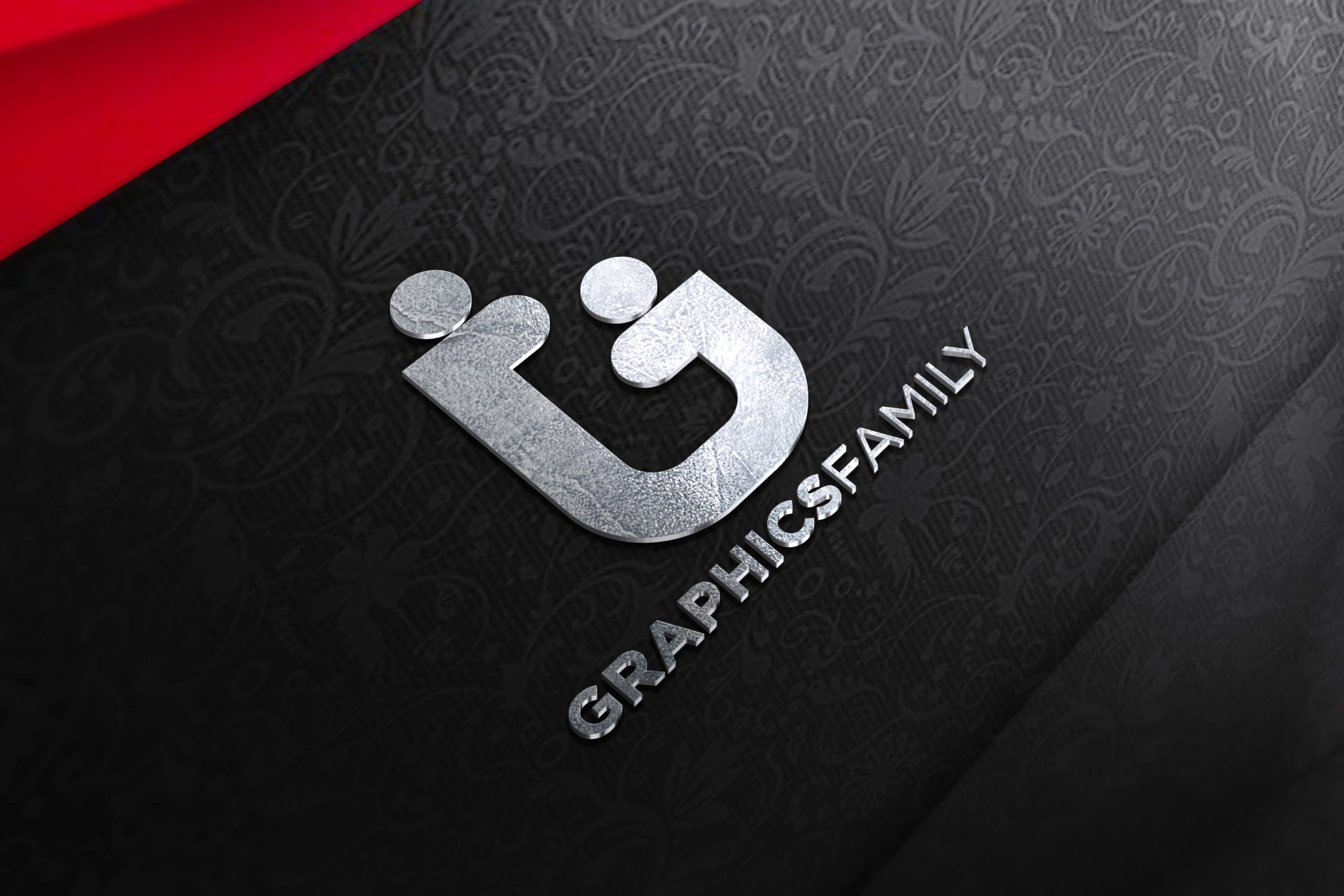 Logo-Mockup-on-Black-and-Red-Textile-Background