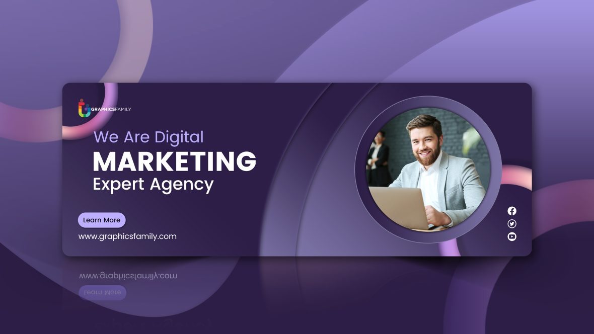 Digital Marketing Agency Professional Facebook Cover Photo Design