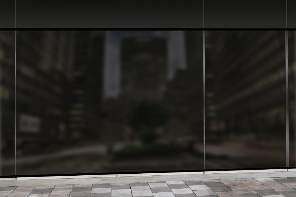 Transparent Glass Window Corporate Logo Presentation – GraphicsFamily