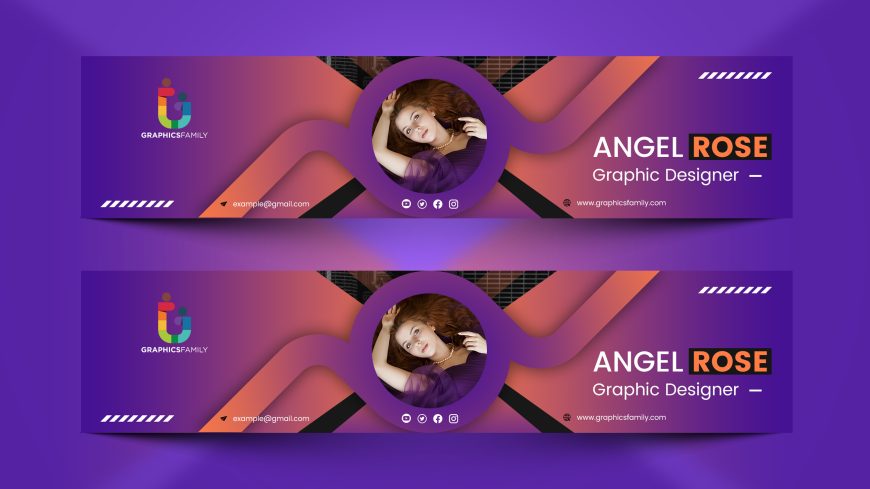 Gradient Youtube Channel Art Design