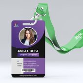 ID Badge Template Design