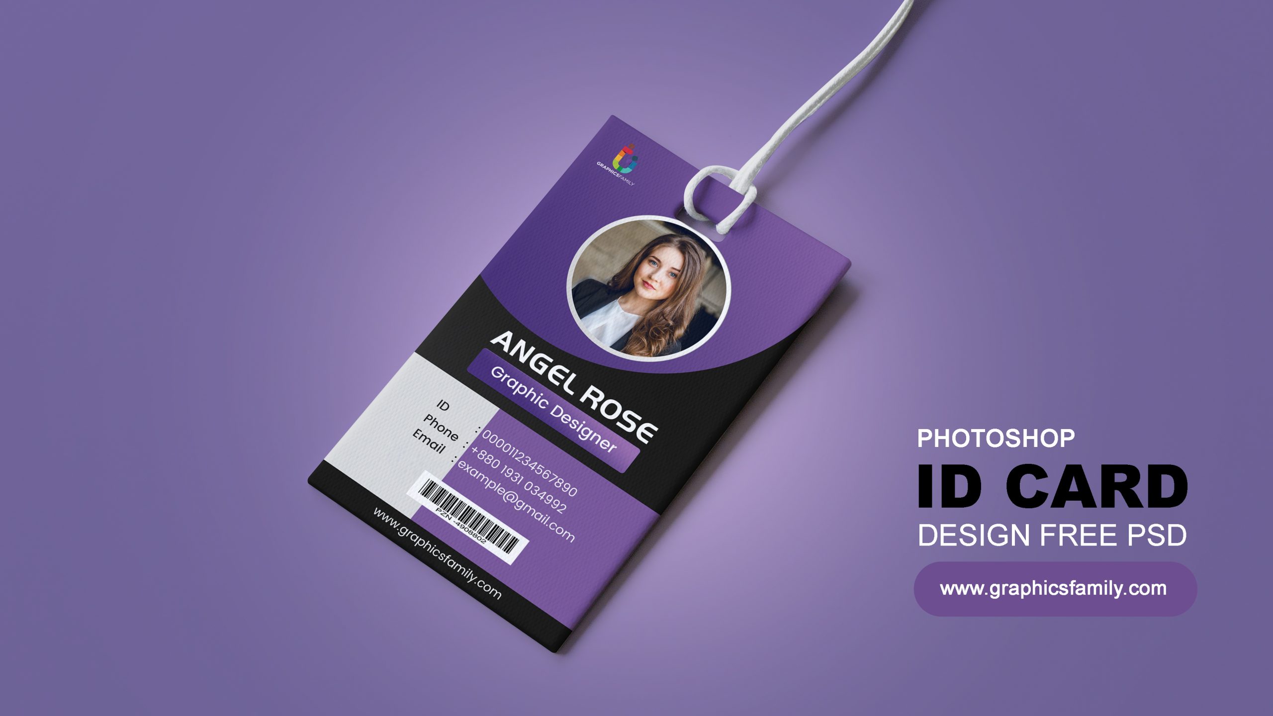 ID Badge Template Design