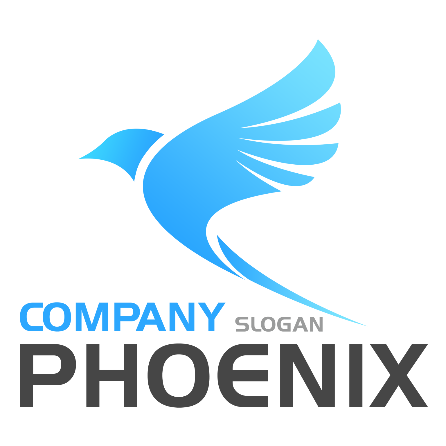 Phoenix Logo Design GraphicsFamily