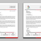 Letterhead Template Design