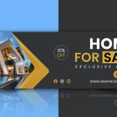 Real Estate Home For Sale Web Banner Design