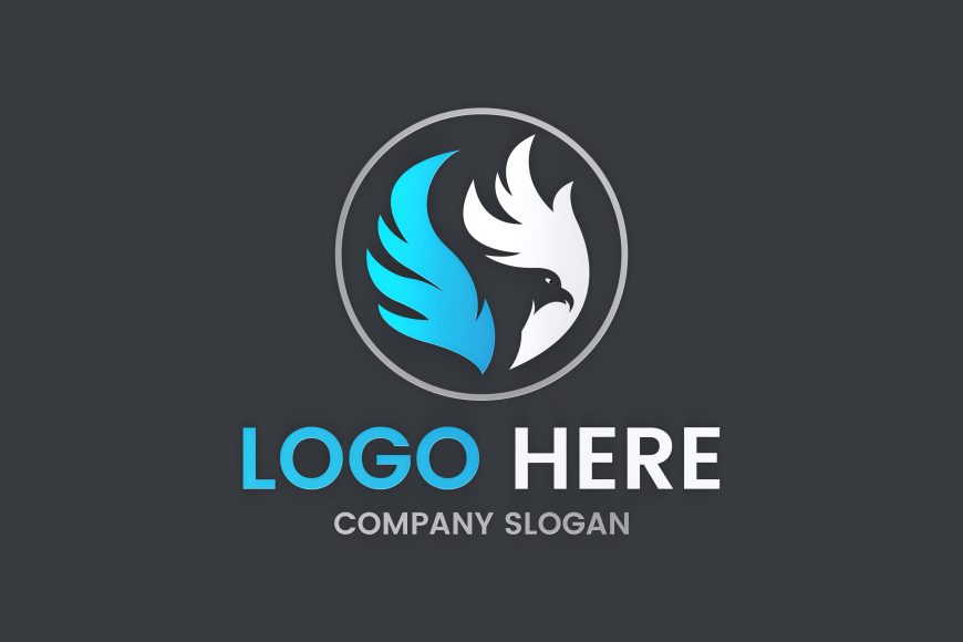 Simple and minimal 3D logo mockup