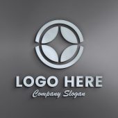 Free 3D Logo Mockup