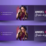 Modern Purple YouTube Channel Art Design