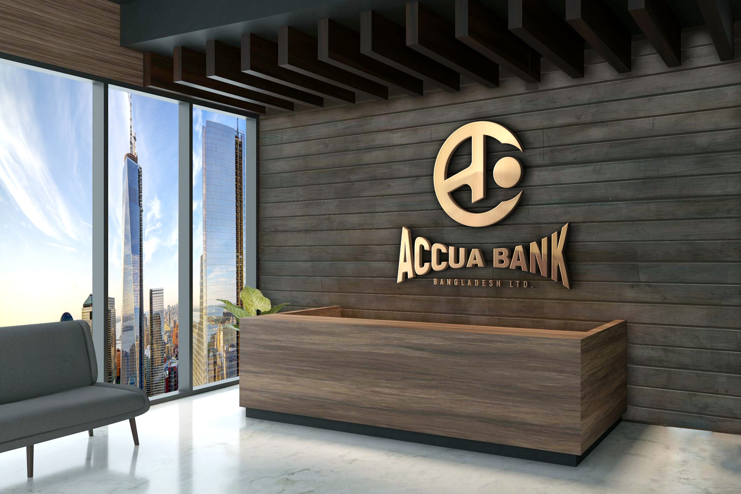 AC Bank Logo Design