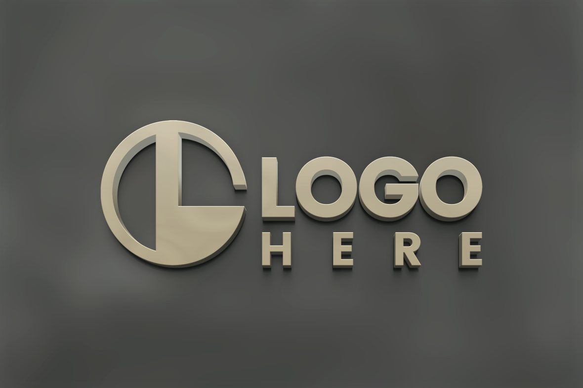 Elegant and Classic 3D Logo Mockup